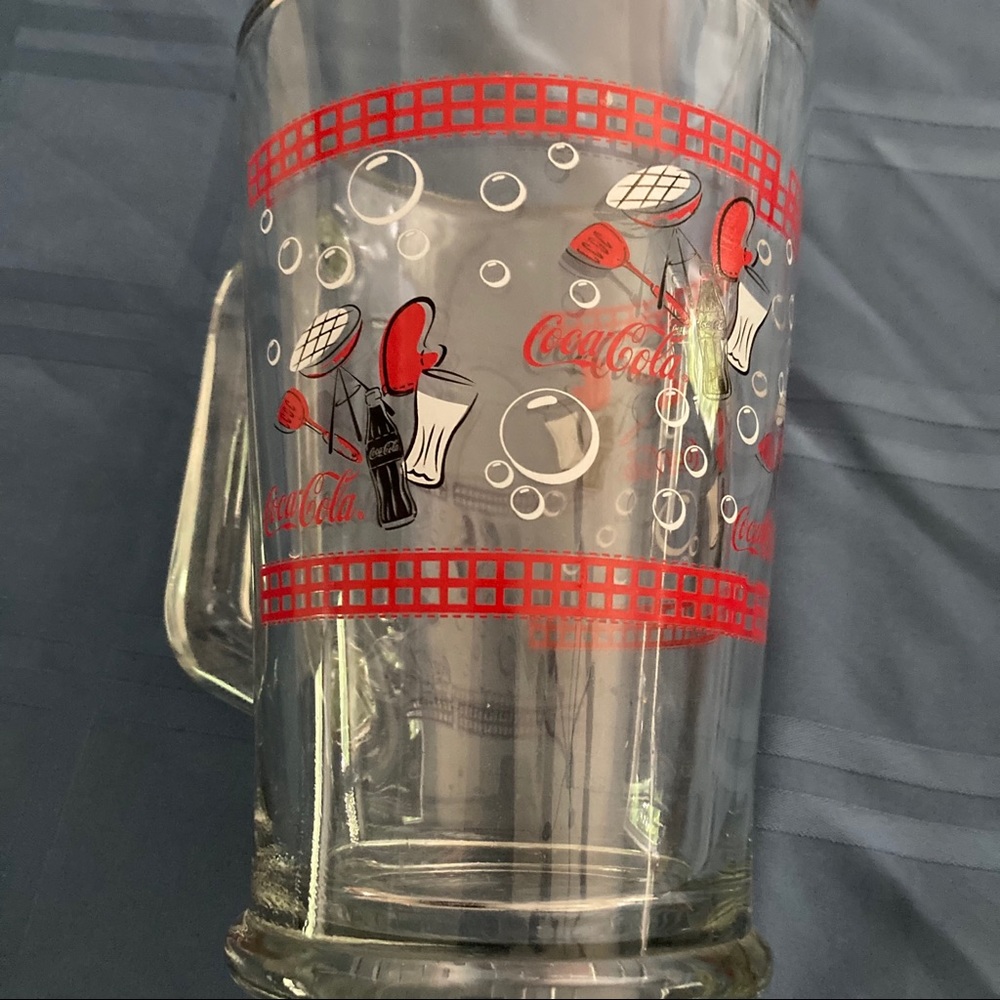 Vintage CocaCola Pitcher-no cracks or chips EUC - Picture 5 of 6